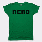 Nerd in Retro Pixel 8Bit Font