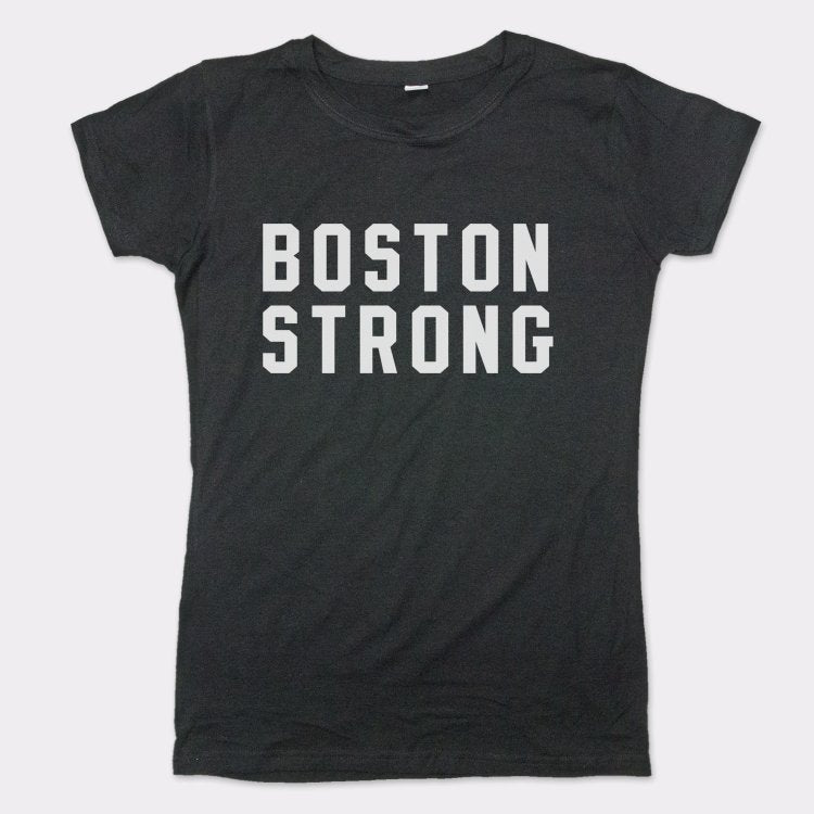 Boston Strong Bold Text Design