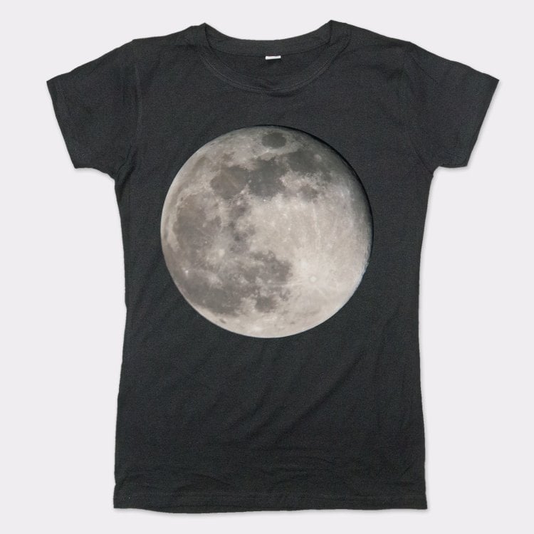 Full Moon Fever Realistic Moon Photograph