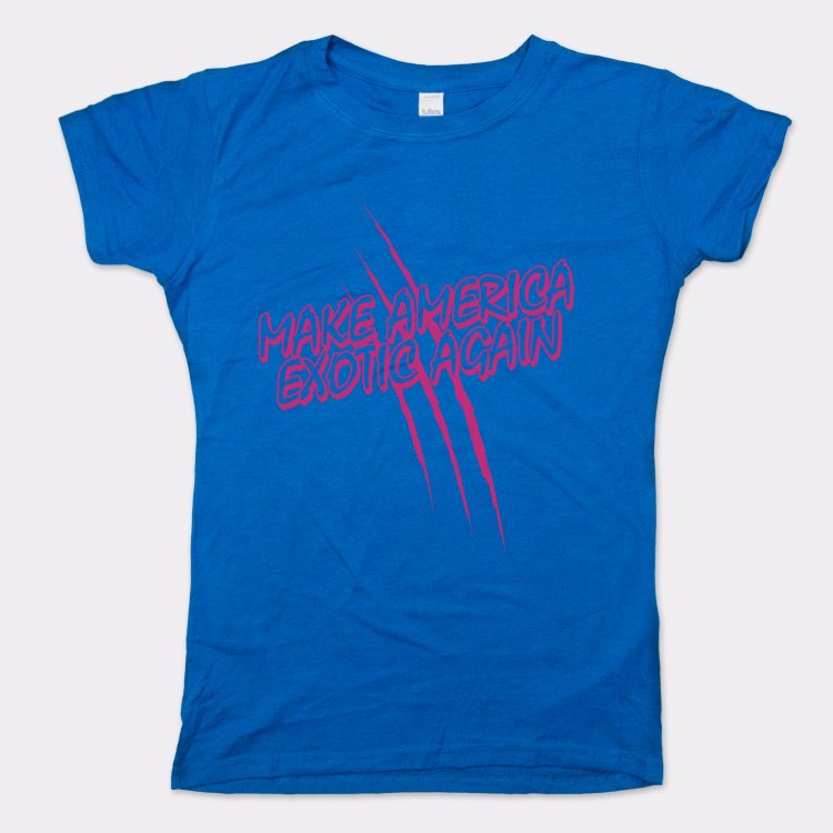 Make America Exotic Again Tiger Claw Scratch Design