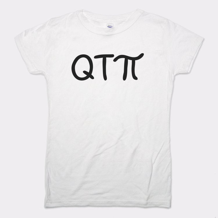 Cutie Pi Math Pun with Pi Symbol