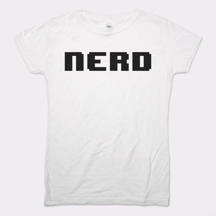 Nerd in Retro Pixel 8Bit Font