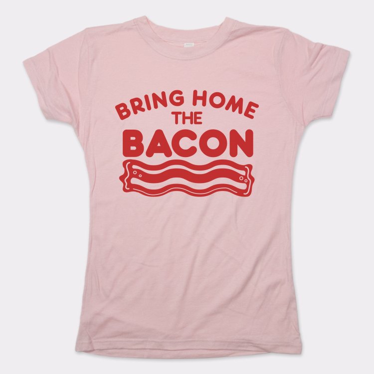 Bring Home The Bacon Strip Illustration
