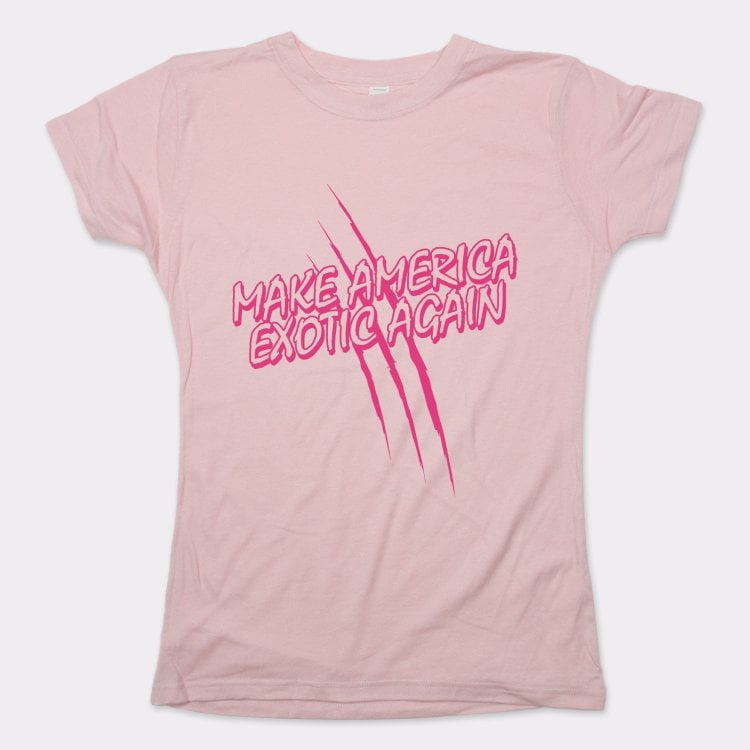 Make America Exotic Again Tiger Claw Scratch Design