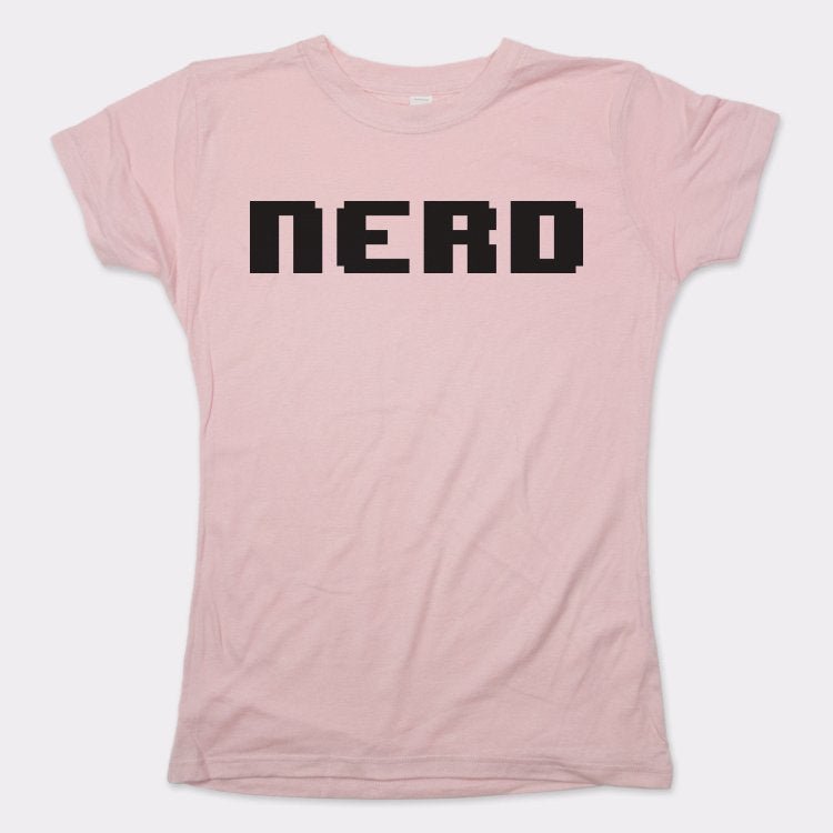 Nerd in Retro Pixel 8Bit Font