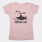 On Another Line Fisherman Fishing Boat Pun