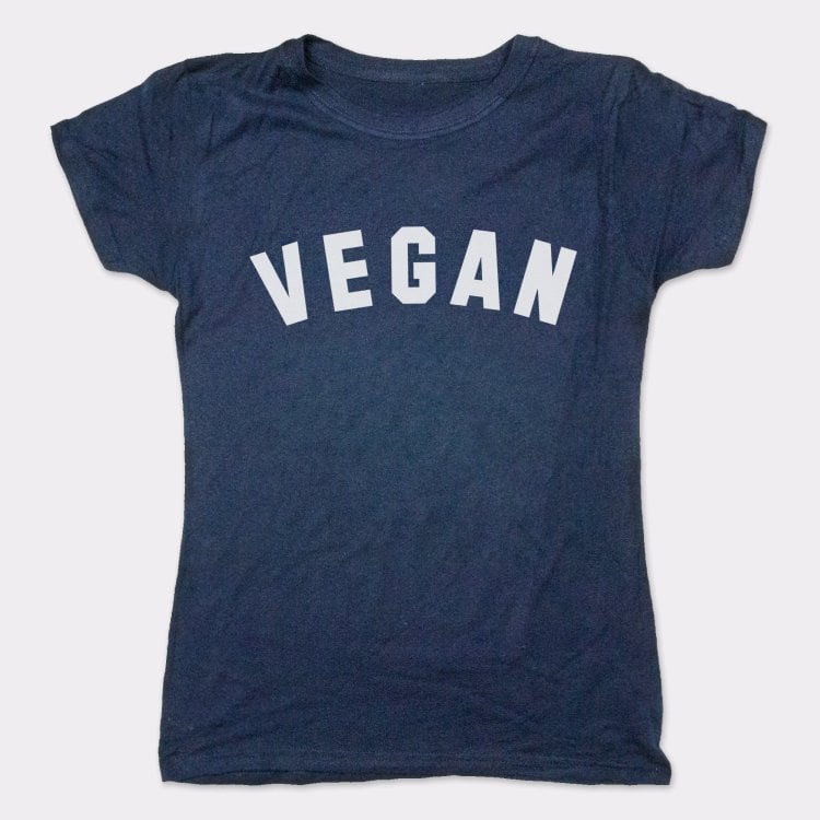 Vegan Collegiate Varsity Letters Design