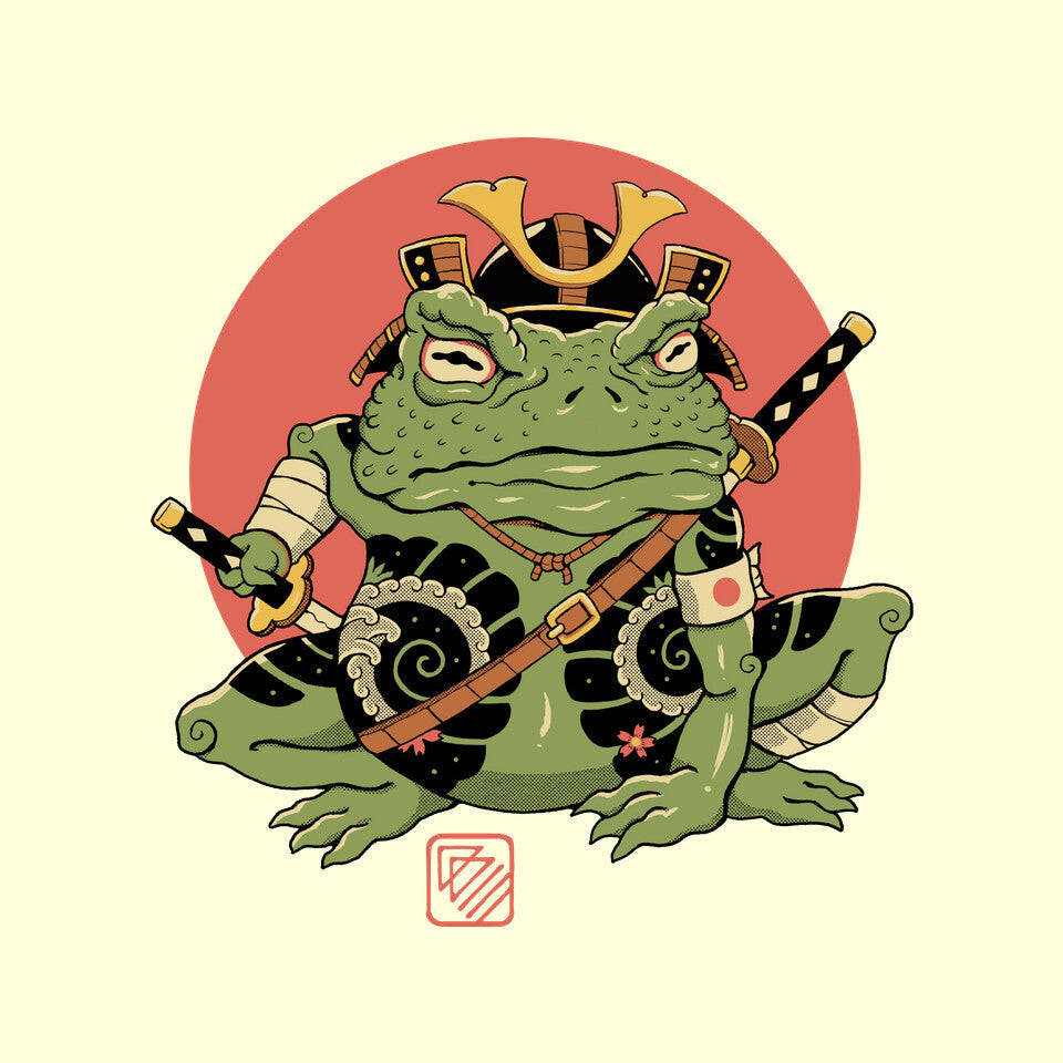 Tattooed Samurai Toad