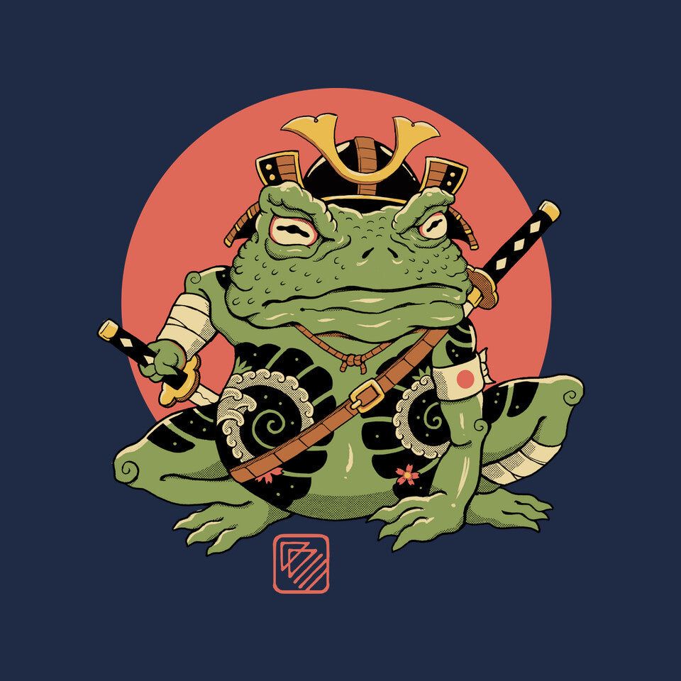 Tattooed Samurai Toad
