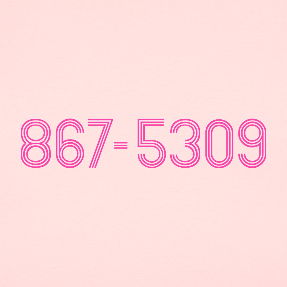 867-5309 Jenny's Retro Neon Phone Number