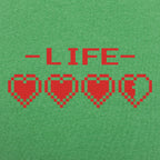 8-Bit Life Hearts Video Game Health Bar