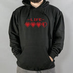 8-Bit Life Hearts Video Game Health Bar