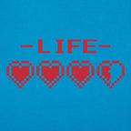 8-Bit Life Hearts Video Game Health Bar