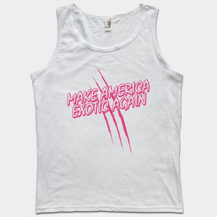 Make America Exotic Again Tiger Claw Scratch Design