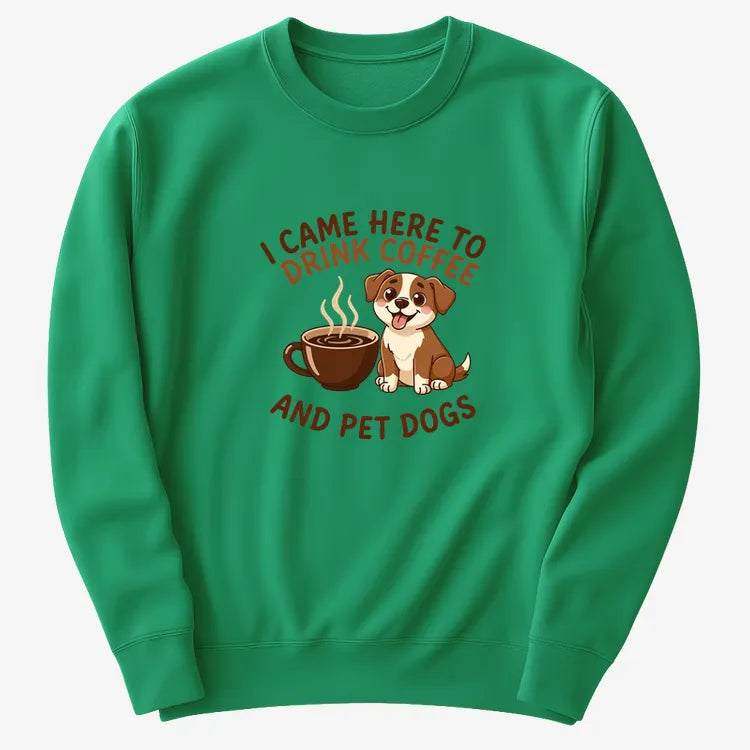 I Came Here to Drink Coffee and Pet Dogs
