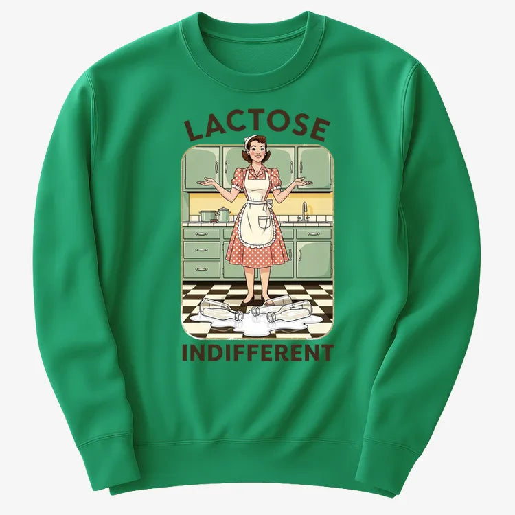 Lactose Indifferent Retro Kitchen Humor
