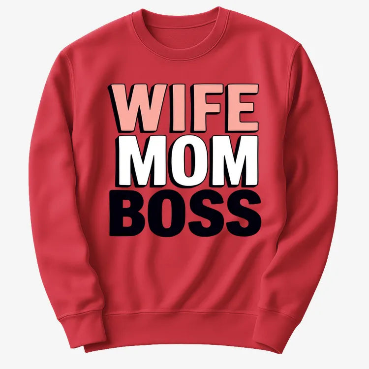 Wife Mom Boss Empowerment Tee