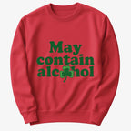 May Contain Alcohol Shamrock St Patrick's Day Design