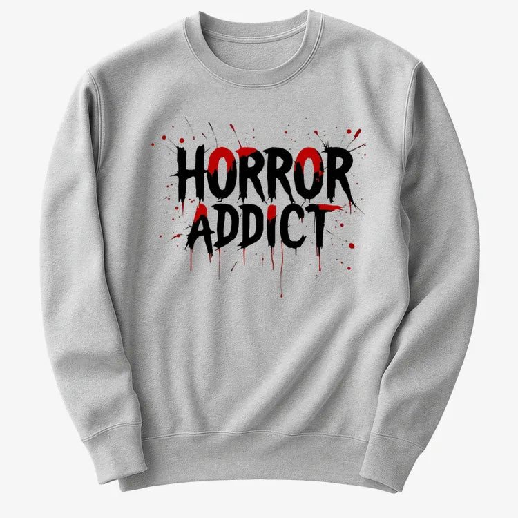 Horror Addict Blood Drip Graphic