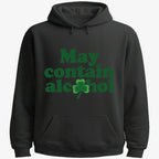 May Contain Alcohol Shamrock St Patrick's Day Design
