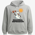 Seasonal Depression Melting Snowman