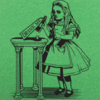 Alice Drink Me Bottle Wonderland Illustration