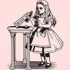 Alice Drink Me Bottle Wonderland Illustration