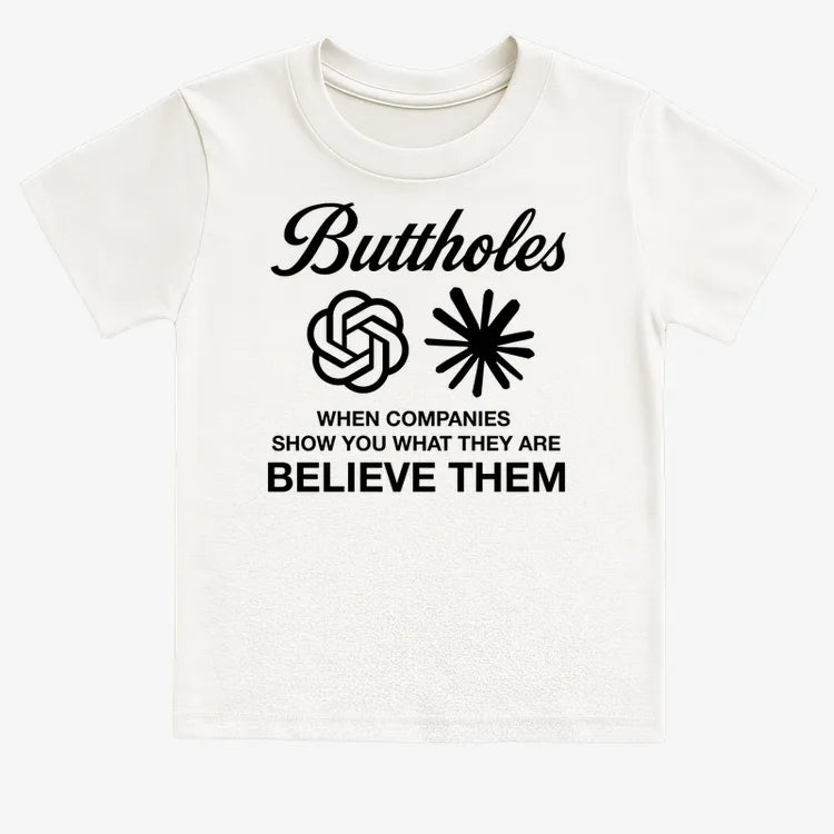 Buttholes: Believe them