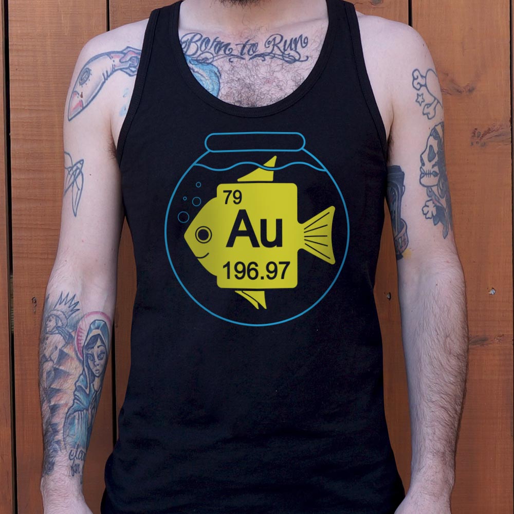 Goldfish Periodic Element Gold Au Fish Bowl