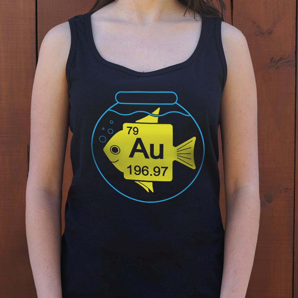 Goldfish Periodic Element Gold Au Fish Bowl
