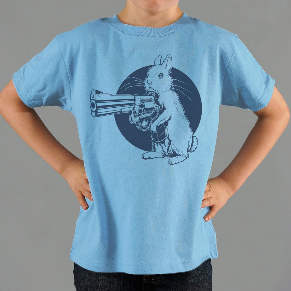 Hare Trigger - Rabbit Holding Revolver