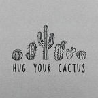 Hug Your Cactus with Cute Illustration