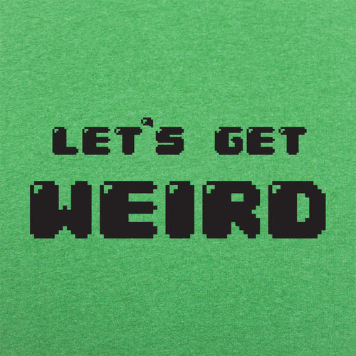 Let's Get Weird Retro 8Bit Pixel Text