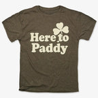 Here to Paddy St. Patrick's Day Shamrock Pun