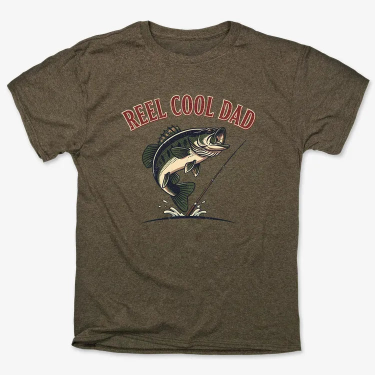 Reel Cool Dad Fishing Tee