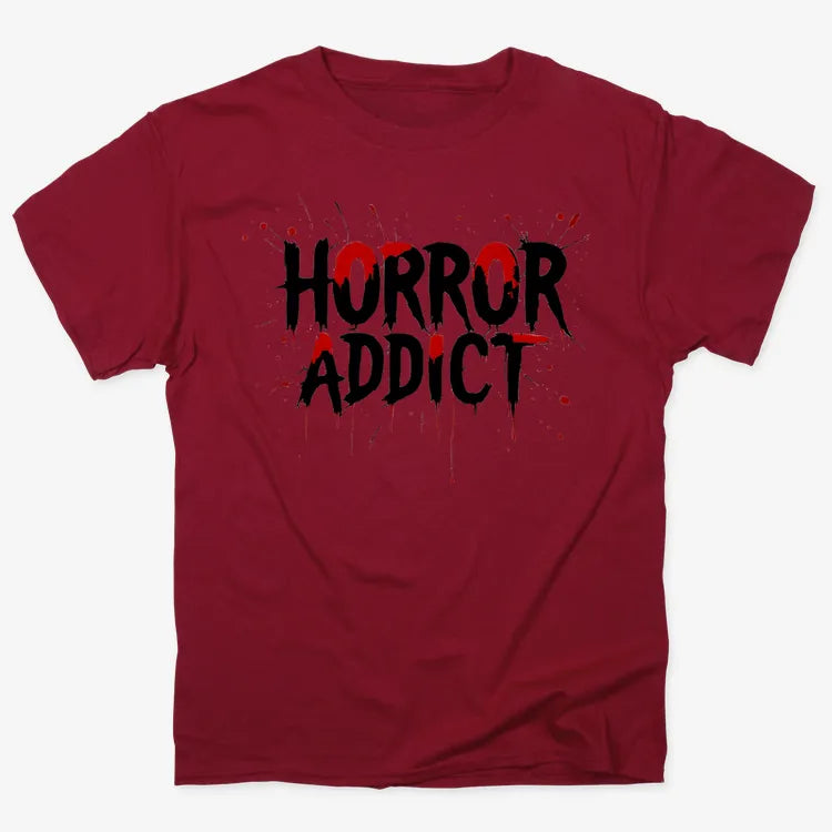Horror Addict Blood Drip Graphic