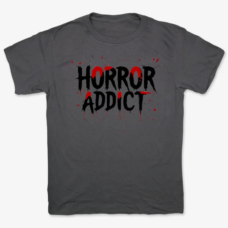Horror Addict Blood Drip Graphic