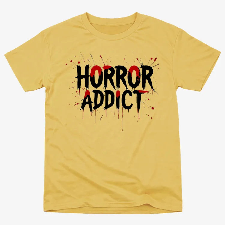 Horror Addict Blood Drip Graphic