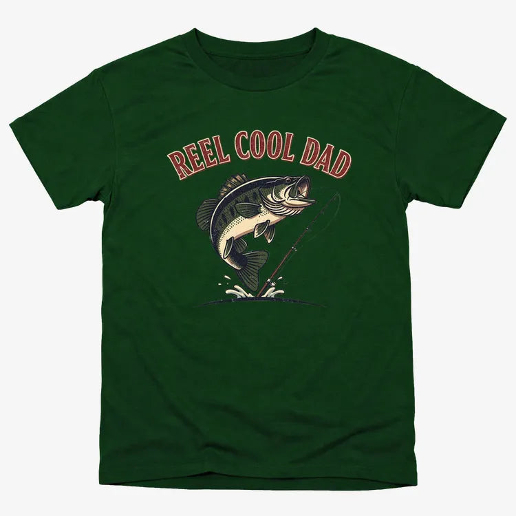 Reel Cool Dad Fishing Tee