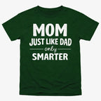 Mom Just Like Dad Only Smarter