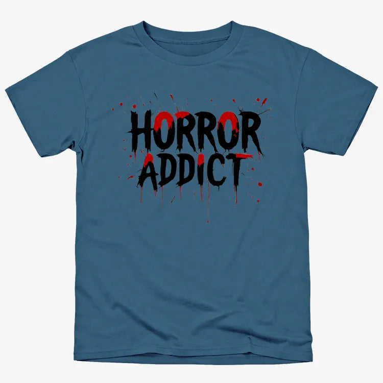 Horror Addict Blood Drip Graphic