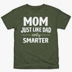 Mom Just Like Dad Only Smarter