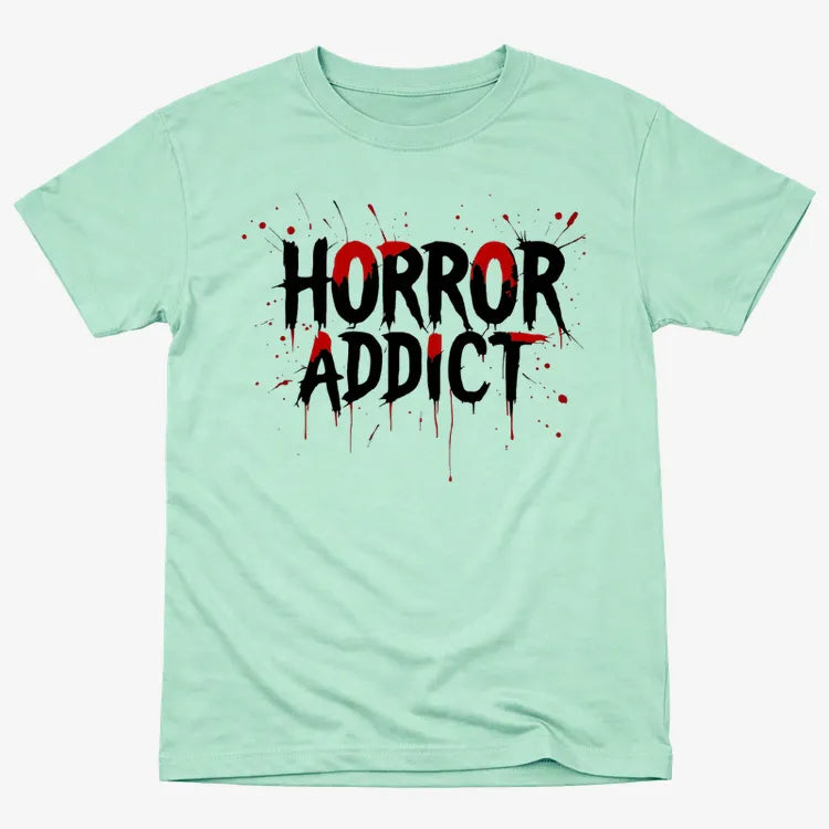 Horror Addict Blood Drip Graphic