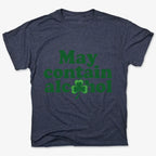 May Contain Alcohol Shamrock St Patrick's Day Design