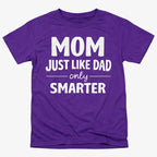 Mom Just Like Dad Only Smarter