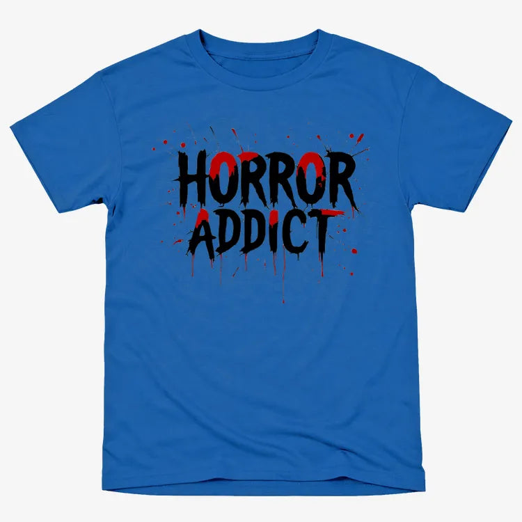 Horror Addict Blood Drip Graphic