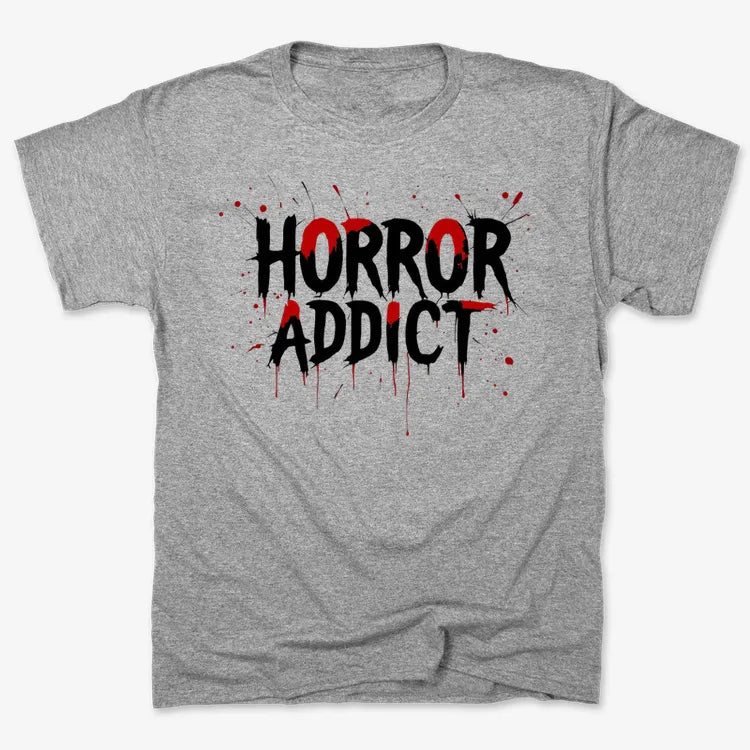 Horror Addict Blood Drip Graphic