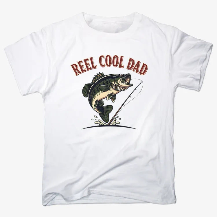 Reel Cool Dad Fishing Tee