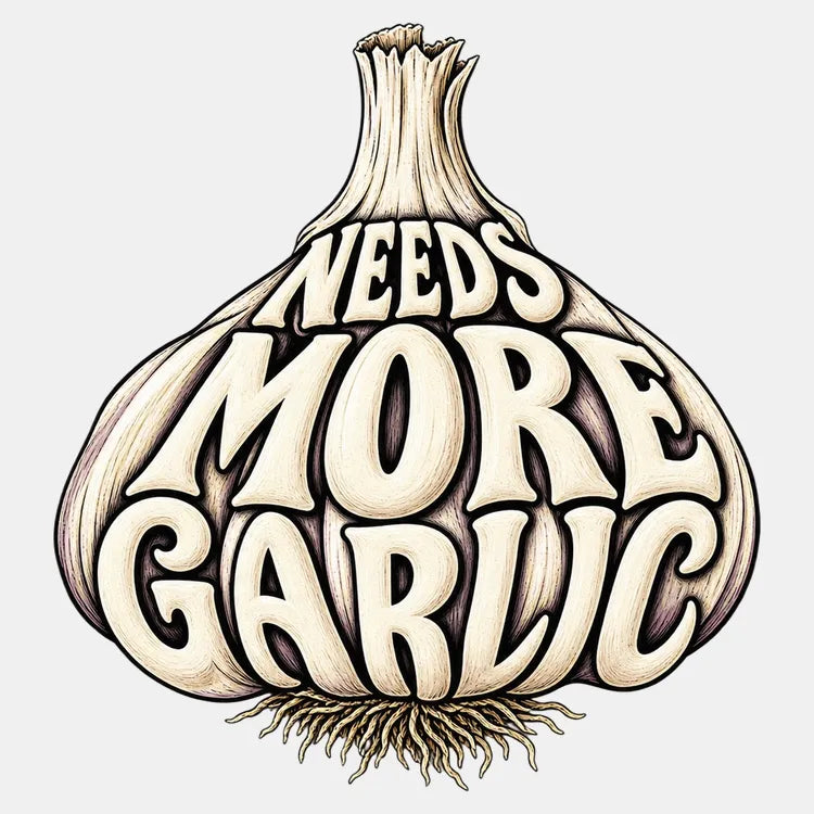 Needs More Garlic Graphic