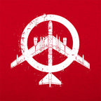 Peace Bomber Fighter Jet Peace Sign